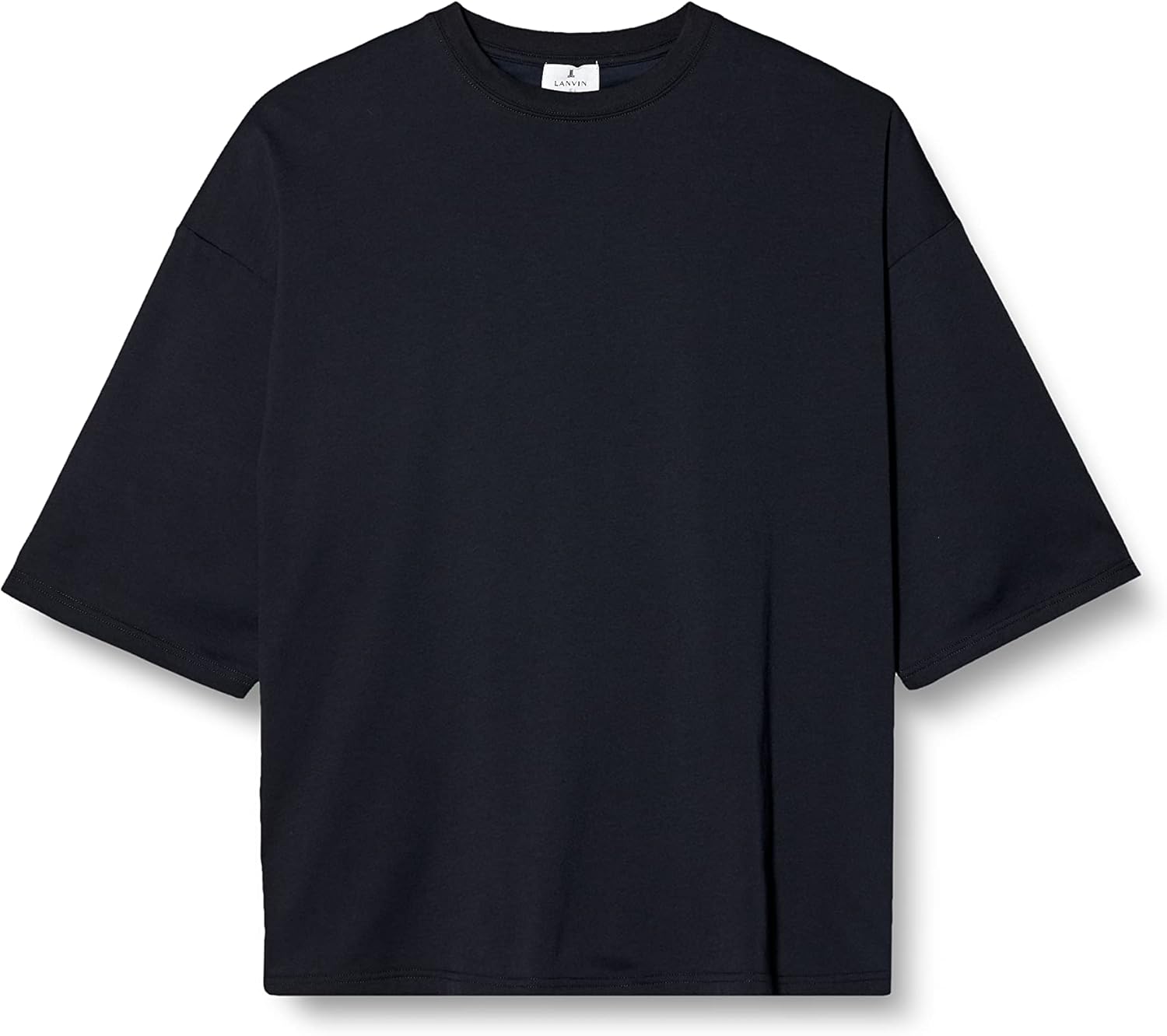 Amazon | [ランバンオンブルー] Tシャツ オーバーサイズバック裾ロゴT